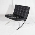 Knoll Barcelona Leather Lounge Karba Reprodukcia